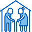 Home health and pallative care icon.